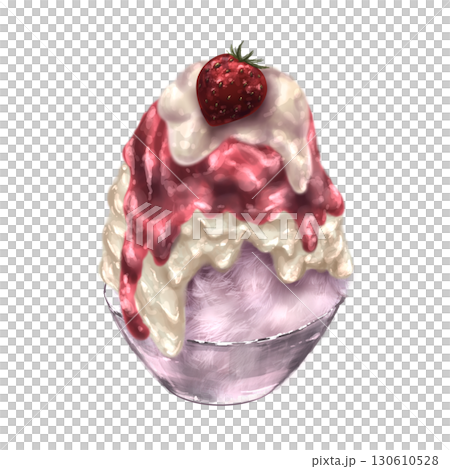 いちごのとろけるクリーミーかき氷 130610528
