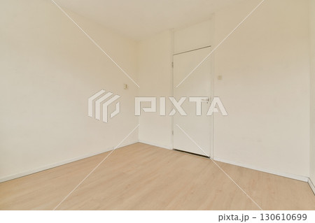 An empty room featuring bare walls and light wooden flooring, showcasing a minimalist aesthetic with ample natural light and simplicity throughout the space. An empty room featuring bare walls and light wooden flooring, showcasing a minimalist aesthetic with ample natural light and simplicity throughout the space. 130610699