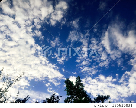 秋の空に浮かぶ雲 130610831