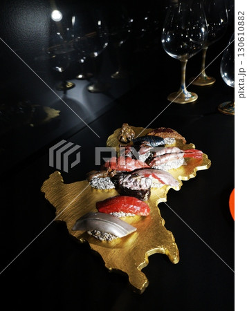 輪島塗りのお寿司 130610882