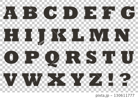 Letter 3 Alphabet Uppercase Dark Brown Letter 3 Alphabet Uppercase Dark Brown 130611777