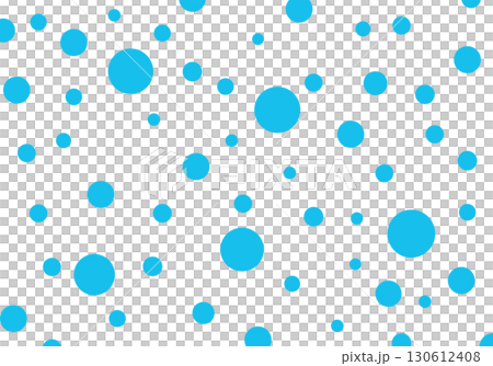 Cute polka dot pattern background material light blue 130612408