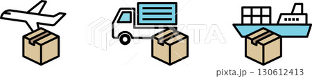 ショッピングアイコン航空便 130612413