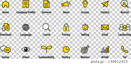 Corporate site UI icon color 130612423