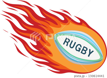 ラグビーボール	 130614441