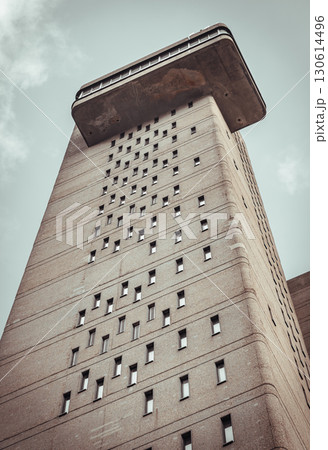 Trellick Tower is indeed recognized for its unique aesthetic and status as a significant example of Brutalist architecture. 130614496