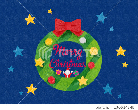 クリスマスカード 水彩イラスト クリスマスカード 水彩イラスト 130614549
