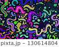 abstract background with magic unicorn 130614804