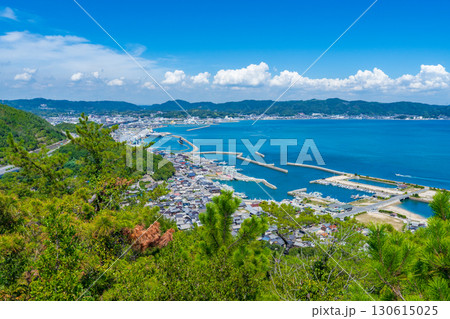 倉敷市児島　鷲羽山から望む児島の町並み 130615025