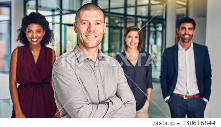 Business people, executive and team portrait with diversity, businessman leader, smile and happy in career. Manager, professional group and collaboration, international and working together with CEO Business people, executive and team portrait with diversity, businessman leader, smile and happy in career. Manager, professional group and collaboration, international and working together with CEO 130616844