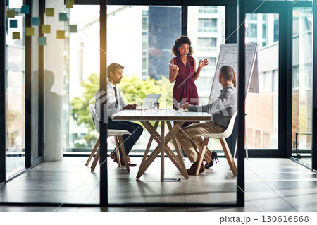 Presentation, data analysis or business people for business meeting, invest strategy or planning company finance. Collaboration, thinking or teamwork on tax data analysis or global financial network 130616868