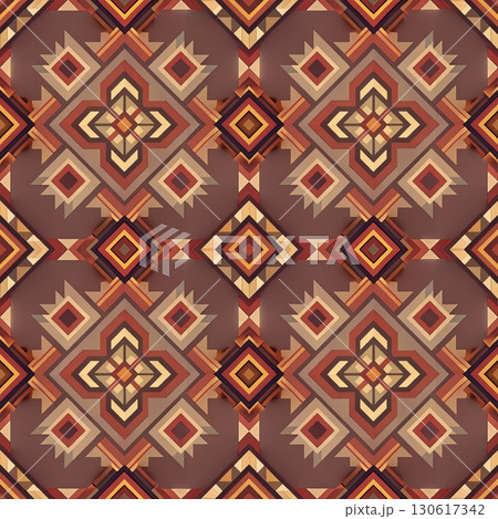 seamless vector pattern of abstract elements 130617342