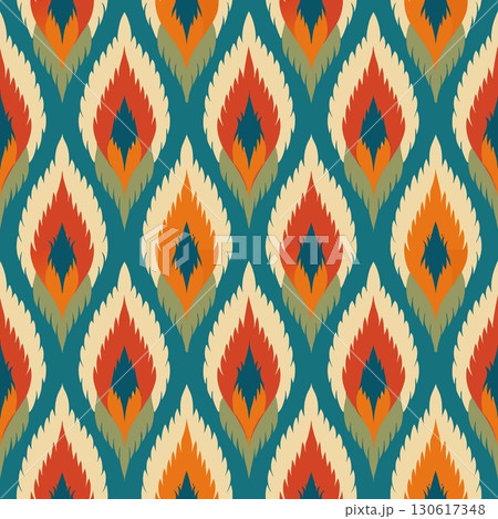 seamless vector pattern of abstract elements 130617348