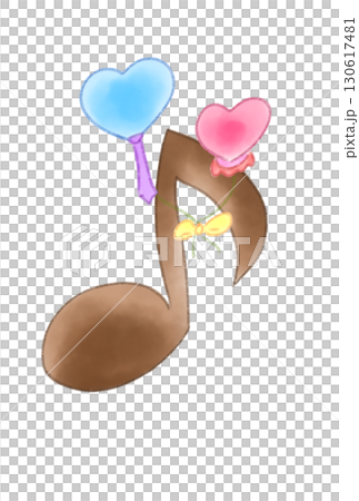 心型氣球的音符 130617481