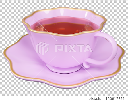 夢幻淡紫色CG茶杯 130617851
