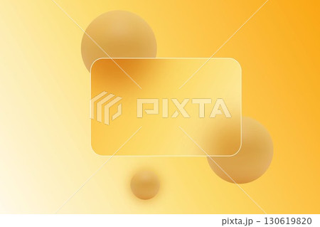 Minimalist design with floating elements on a warm yellow background. Eps 10 Minimalist design with floating elements on a warm yellow background. Eps 10 130619820