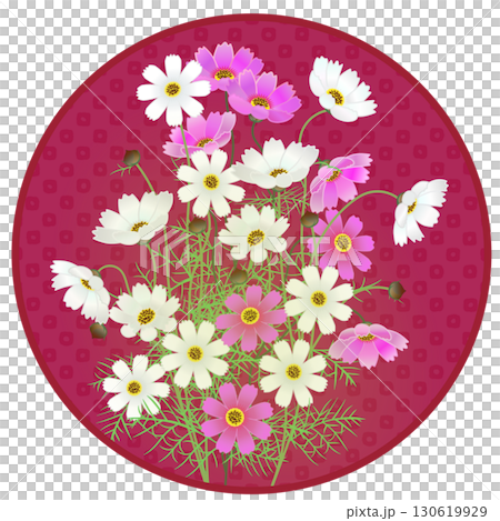 具有圓形背景的宇宙插圖 具有圓形背景的宇宙插圖 130619929