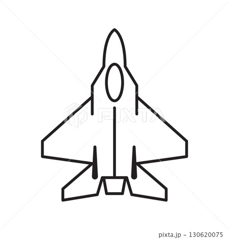 Fighter Jet icon. Military Aircraft. 130620075