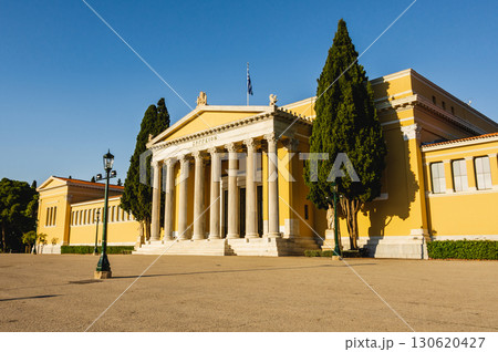 Zappeion Hall neoclassical landmark at sunset in Athens, Greece. Zappeion Hall neoclassical landmark at sunset in Athens, Greece. 130620427
