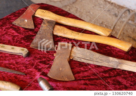 Old items and things are sold at a flea market in Tel Aviv, Israel. Old items and things are sold at a flea market in Tel Aviv, Israel. 130620740