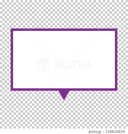 簡單的語音氣泡圖,水平,正方形 簡單的語音氣泡圖,水平,正方形 130620939