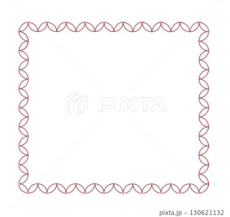 Chinese frame border art china style. Asian new year decorative traditional borders, oriental gold line retro pattern for image frame. Vintage vector Frame. 130621132