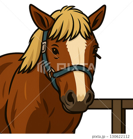 シンプルな馬のイラスト シンプルな馬のイラスト 130622112