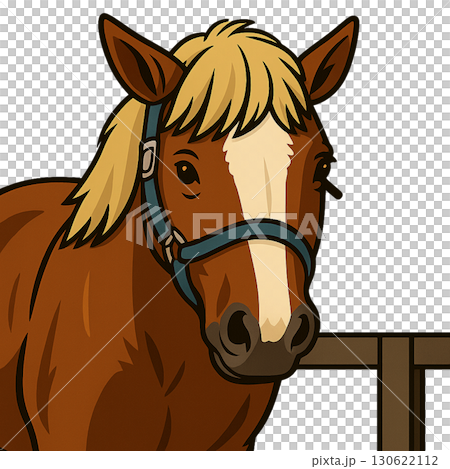 シンプルな馬のイラスト シンプルな馬のイラスト 130622112