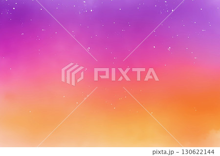 ハロウィンカラー・夕暮れの背景素材 130622144