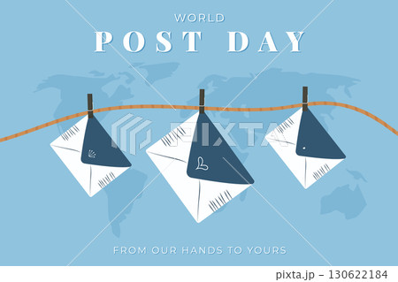 World Post Day poster vector illustration. World Post Day poster vector illustration. 130622184