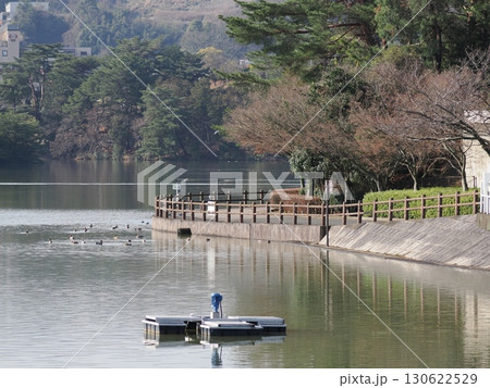 静水の縁 ― 白水大池公園に浮かぶ設備と季節の気配 静水の縁 ― 白水大池公園に浮かぶ設備と季節の気配 130622529