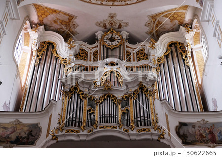 Organ in the monastery church of St. John in Ursberg, Germany 130622665