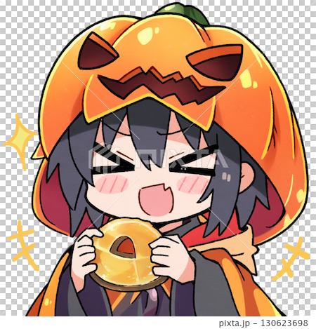 A girl who costumes Halloween A girl who costumes Halloween 130623698