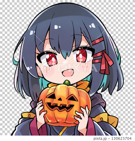 A girl who costumes Halloween A girl who costumes Halloween 130623704