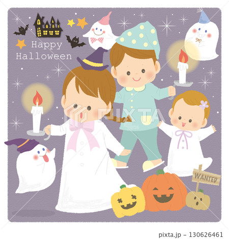 ハロウィンの夜の子供たち ハロウィンの夜の子供たち 130626461