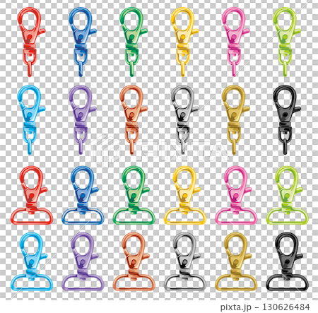 12種顏色的槓桿式彈簧鉤套裝 | Oshikatsu 和其他商品的向量零件 12種顏色的槓桿式彈簧鉤套裝 | Oshikatsu 和其他商品的向量零件 130626484