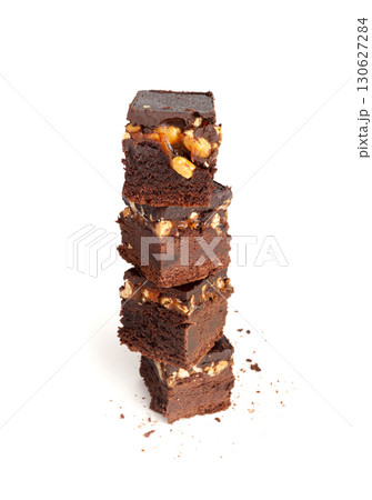 Nut Brownie, Homemade German Chocolate Cake, Chocolate Peanuts Cake, Brownie Square Piece 130627284