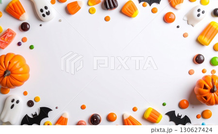 ハロウィンの背景 130627424