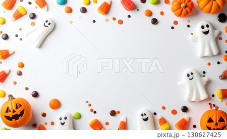 ハロウィンの背景 130627425