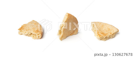 Pita flat bread, wheaten pitta flatbread also known as Arabic bread, chapati, greek pita naan, khubz 130627678