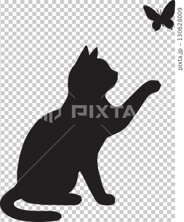 猫と蝶 130628009