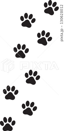 可愛い猫の足跡 130628012