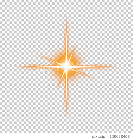 Orange radial light on a transparent background Orange radial light on a transparent background 130628408