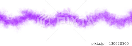 Violet smoke wave template on transparent background mockup for mystical abstract effect and fantasy visuals 130628500