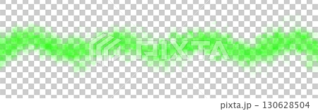 Green smoke wave template on transparent background suitable for surreal abstract overlays mockups digital compositions fantasy and sci fi visual projects 130628504