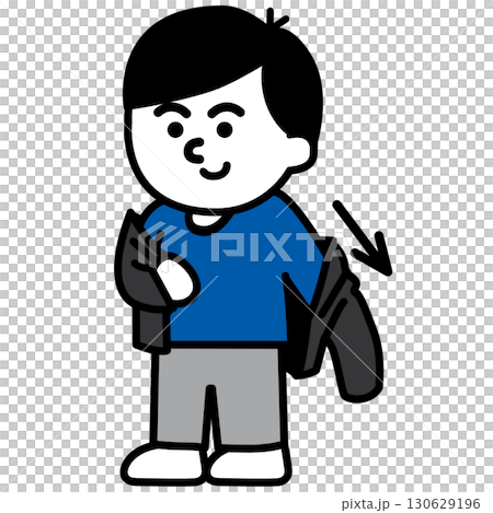 Take off (jacket) | Change of clothes action card and visual support icon (Change of clothes) 130629196