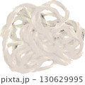 コラージュで制作したうどん　ハンドクラフト 130629995
