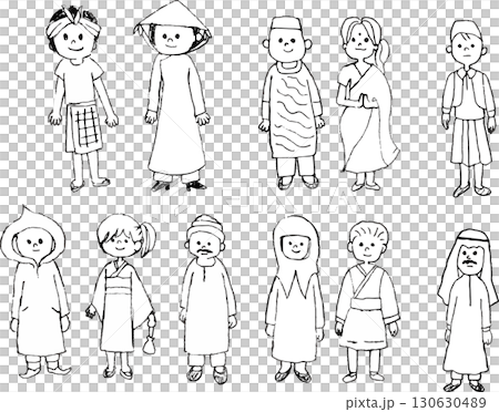 世界各地外國人全身切圖 130630489