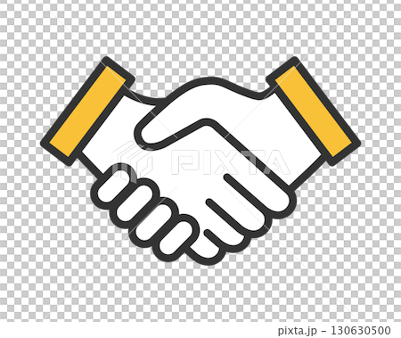 握手 ベクターアイコン 協力 合意 契約 130630500