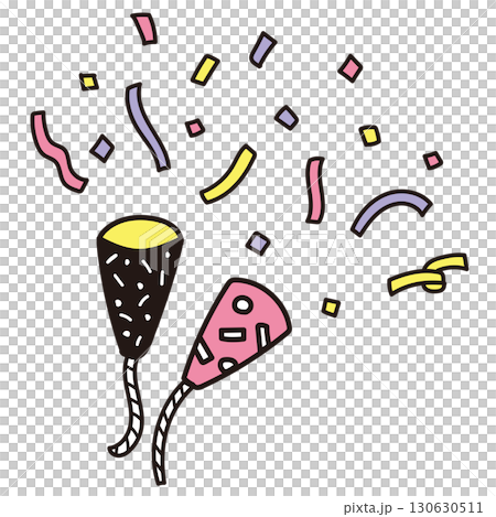 Hand drawn vector illustration of crackers 130630511